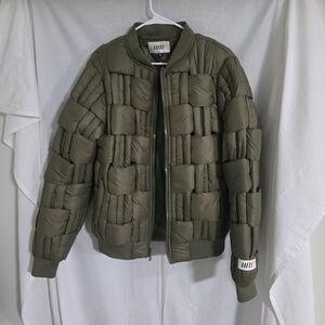 Men's Olive Puffer Jacket